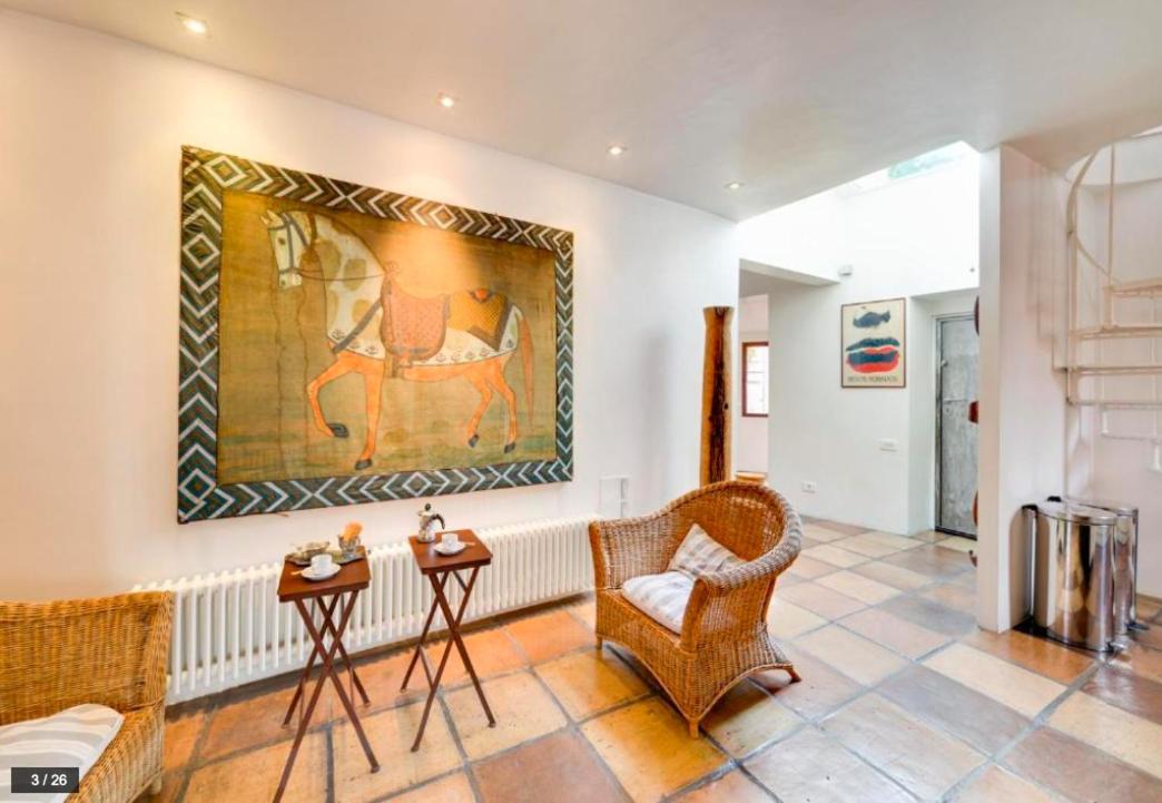 Luxury Art Apartment In Trastevere With Terrace โรม ภายนอก รูปภาพ